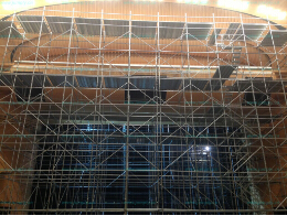 裝修用建筑腳手架的安quan構架